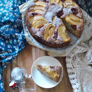 torta di mele e fichi