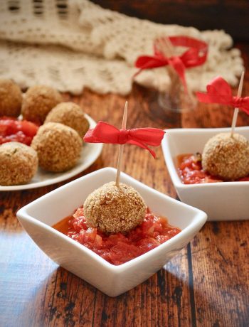 polpette di melanzane fritte