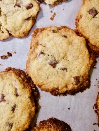 ricetta cookies gocce di cioccolato